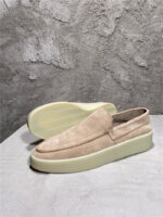 Fear of God Essentials Slip-On Sneaker – Beige Suede