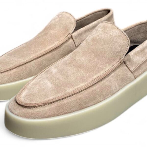 Fear of God Essentials Slip-On Sneaker – Beige Suede