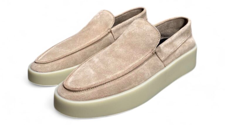 Fear of God Essentials Slip-On Sneaker – Beige Suede