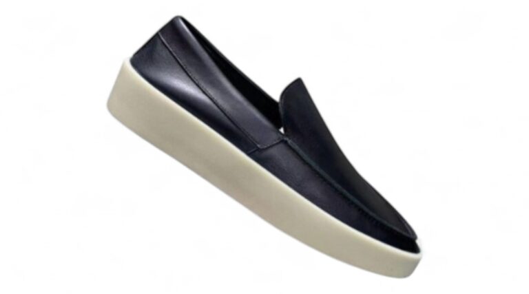 Fear of God Essentials Slip-On Sneaker – Black Leather