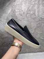Fear of God Essentials Slip-On Sneaker – Black Leather