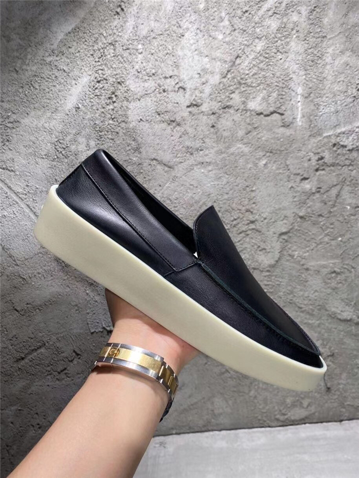 Fear of God Essentials Slip-On Sneaker – Black Leather