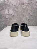Fear of God Essentials Slip-On Sneaker – Black Leather