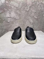 Fear of God Essentials Slip-On Sneaker – Black Leather