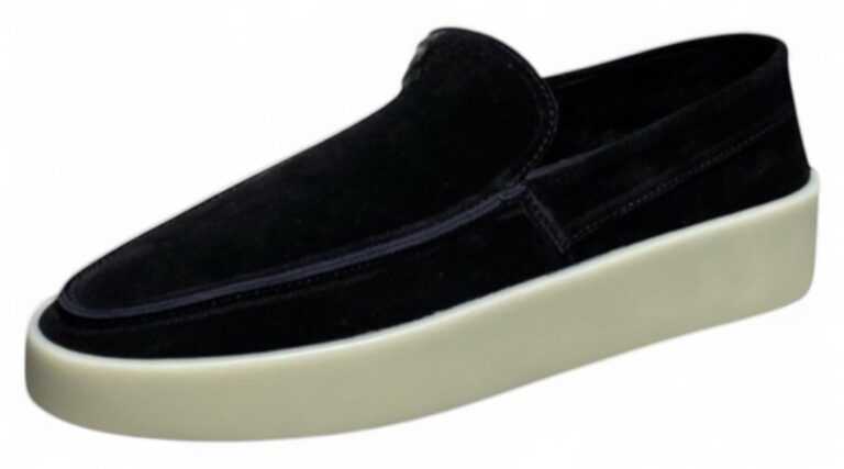 Fear of God Essentials Slip-On Sneaker – Black Suede