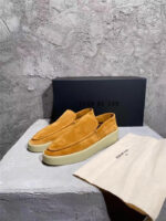 Fear of God Essentials Slip-On Sneaker – Tan Suede