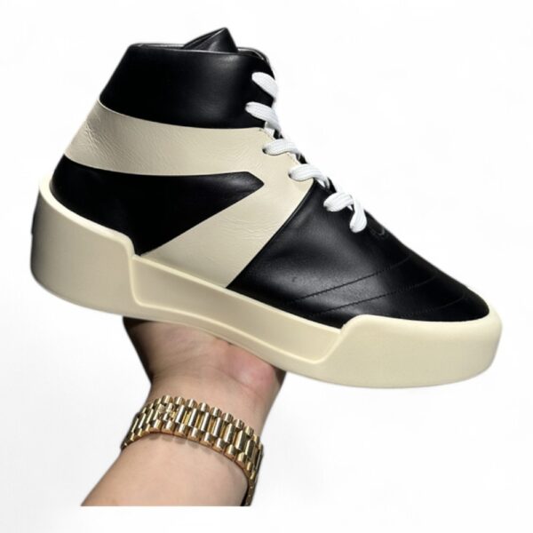 Fear of God High-top Court Sneaker – Black/cream