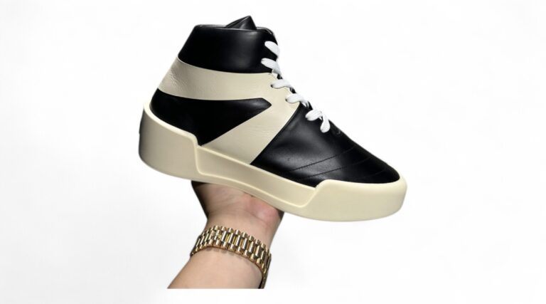 Fear of God High-top Court Sneaker – Black/cream