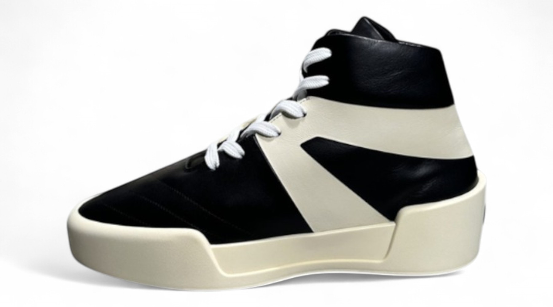 Fear of God High-top Court Sneaker – Black/cream