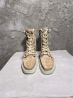 Fear of God Inspired Military Sneaker Boot – Beige/Khaki