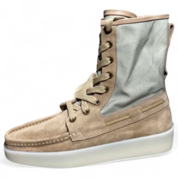 Fear of God Inspired Military Sneaker Boot – Beige/Khaki