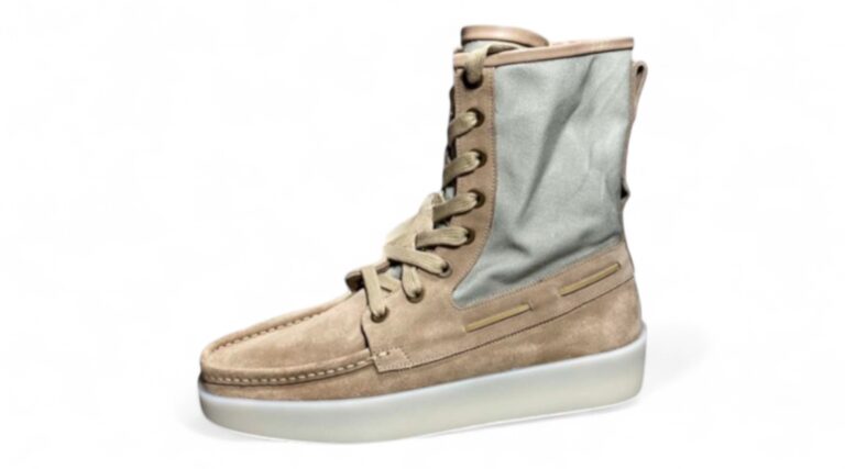 Fear of God Inspired Military Sneaker Boot – Beige/Khaki