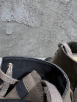 Fear of God Inspired Military Sneaker Boot – Two-Tone (Taupe/Black)