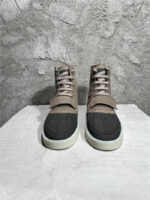 Fear of God Inspired Military Sneaker Boot – Two-Tone (Taupe/Black)