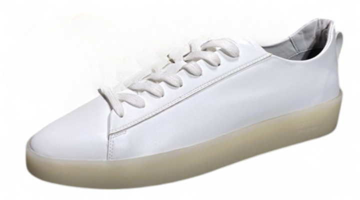 Fear of God Inspired Minimalist Low-Top Sneaker – White