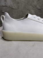 Fear of God Inspired Minimalist Low-Top Sneaker – White