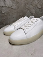 Fear of God Inspired Minimalist Low-Top Sneaker – White