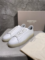 Fear of God Inspired Minimalist Low-Top Sneaker – White