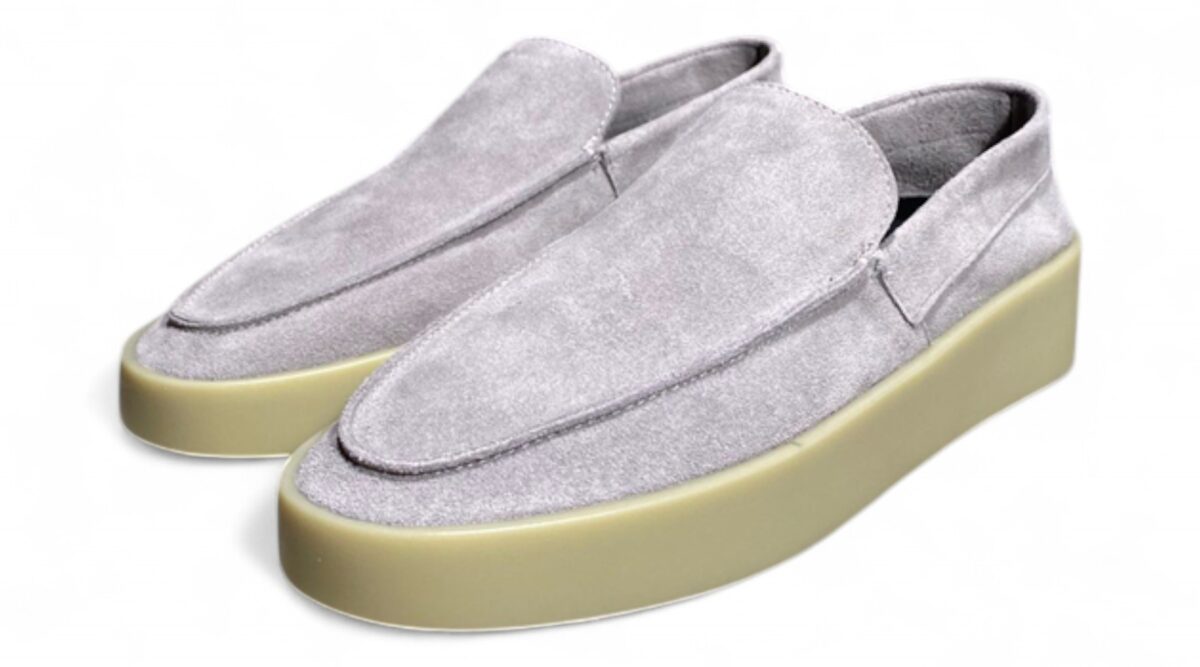 Fear of God Inspired Slip-On Sneaker – Light Grey