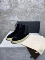 Fear of God Inspired Suede Chelsea Sneaker Boot – Black
