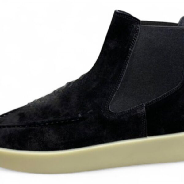 Fear of God Inspired Suede Chelsea Sneaker Boot – Black