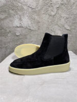 Fear of God Inspired Suede Chelsea Sneaker Boot – Black