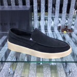 Fear of God Inspired Suede Loafer – Black