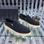 Fear of God Inspired Suede Loafer – Black