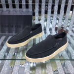 Fear of God Inspired Suede Loafer – Black