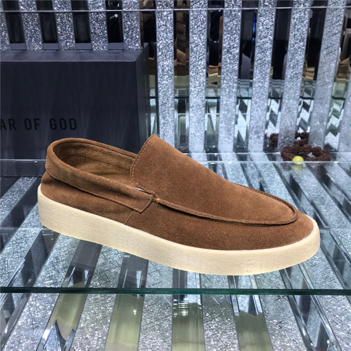 Fear of God Inspired Suede Loafer – Brown