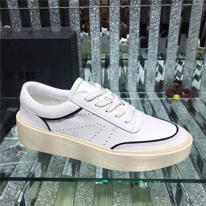 Fear of God Low-Top Court Sneaker – White/Black