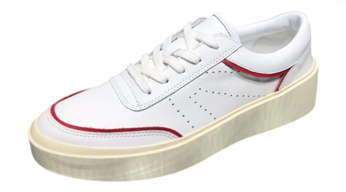 Fear of God Low-Top Court Sneaker – White/Red