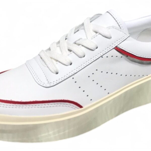 Fear of God Low-Top Court Sneaker – White/Red