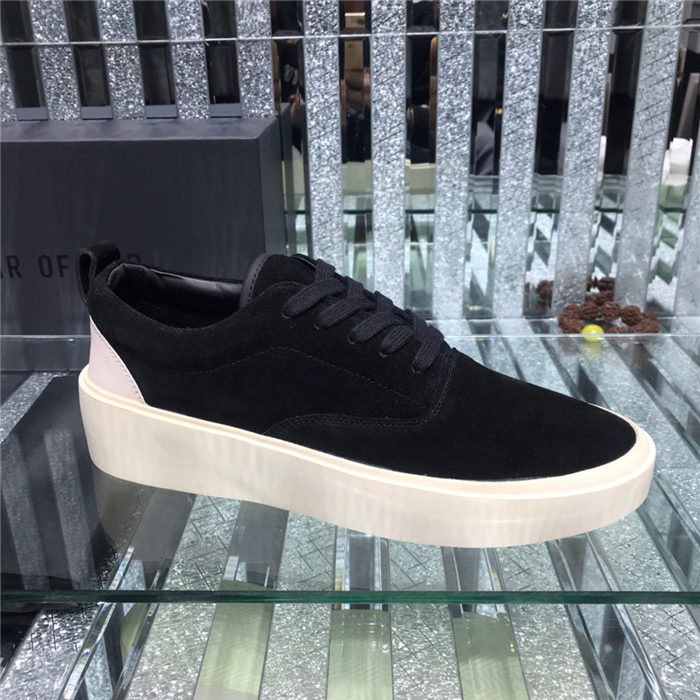 Fear of God Low-Top Suede Sneaker – Black