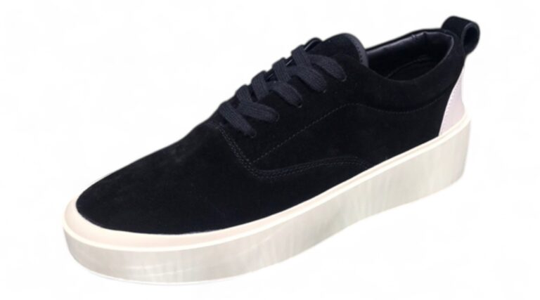 Fear of God Low-Top Suede Sneaker – Black