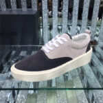 Fear of God Low-Top Suede Sneaker – Two-Tone Grey/Black