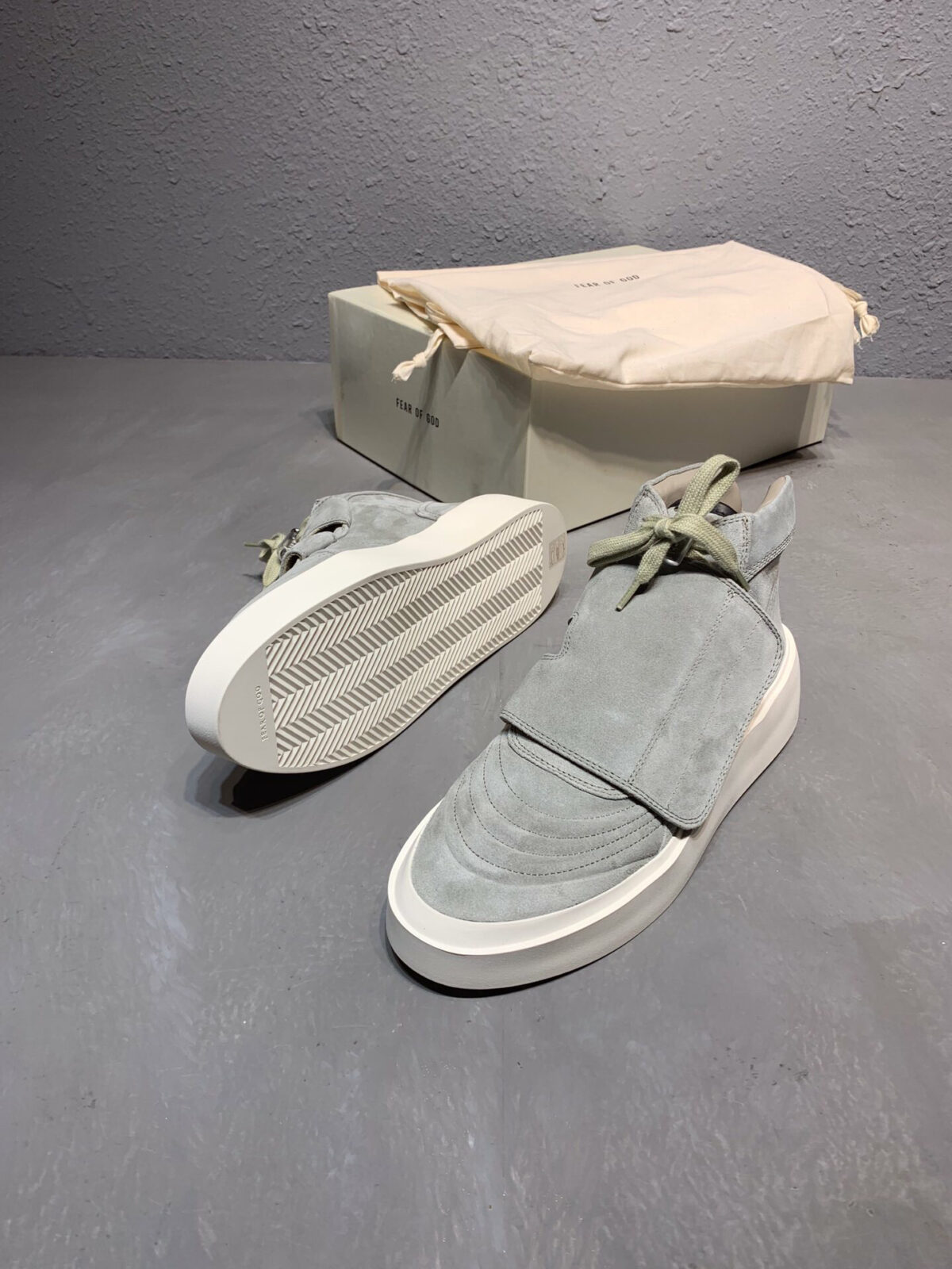 Fear of God Military Sneaker – Grey Suede