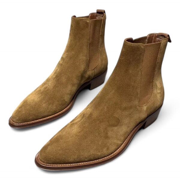 Fear of God Saint Laurent Wyatt Chelsea Boot – Tan Suede