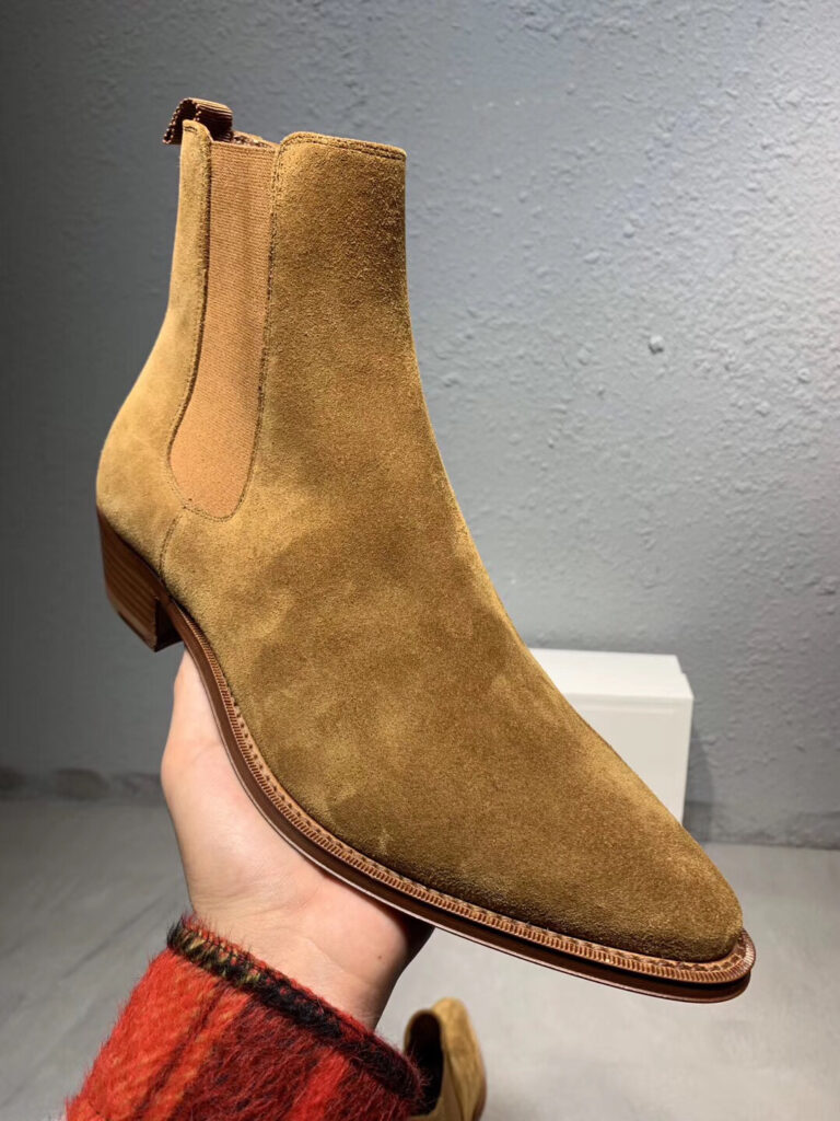 Fear of God Saint Laurent Wyatt Chelsea Boot – Tan Suede