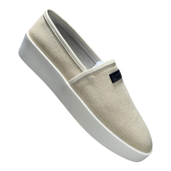 Fear of God Slip-On Sneaker – Beige Canvas