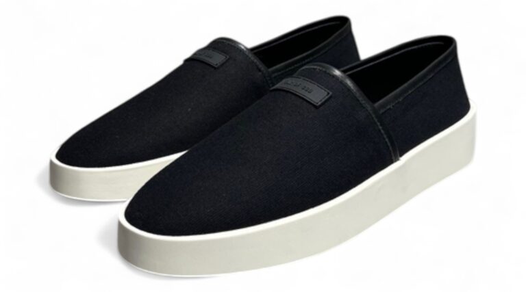 Fear of God Slip-on Sneaker – Black Canvas