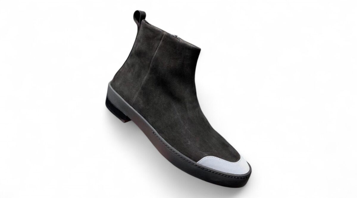 Fear of God Suede Zip Boot – Dark Charcoal