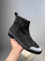 Fear of God Suede Zip Boot – Dark Charcoal