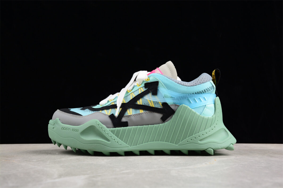 Off White Replica ODSY 1000 Low Green Black Blue