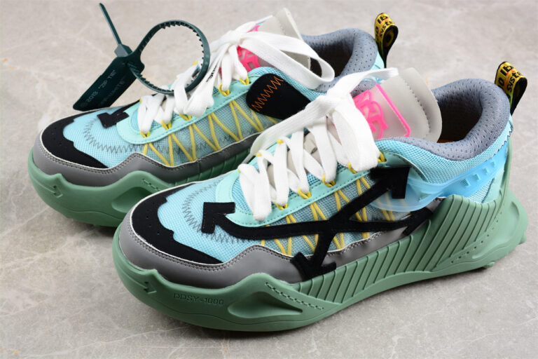 Off White Replica ODSY 1000 Low Green Black Blue