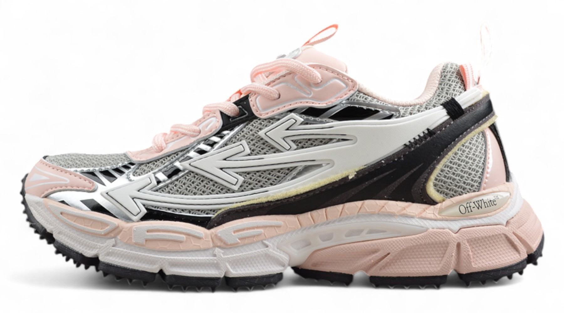 Off-White Replica ODSY-1000 Runner Sneaker – Pink/Grey White