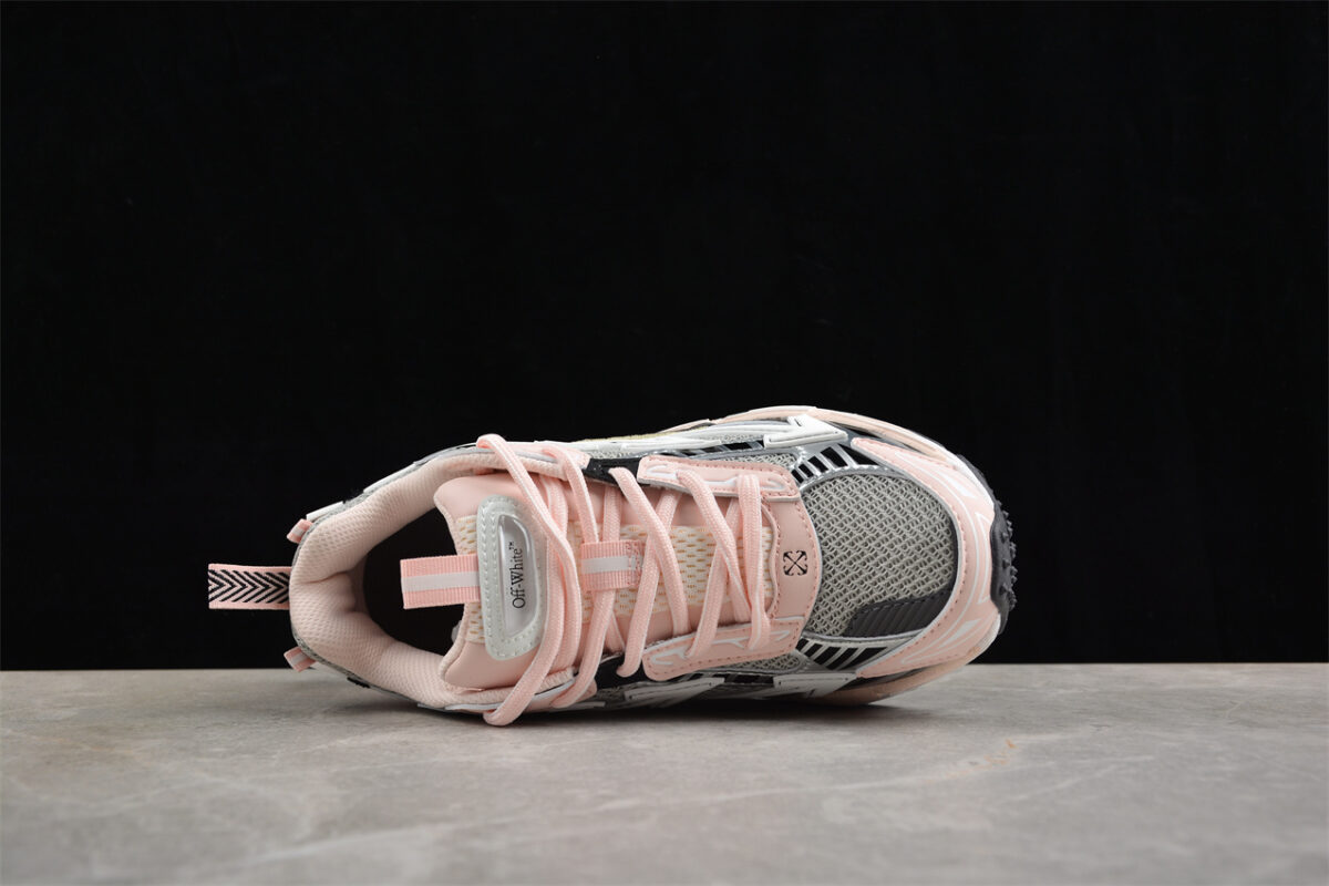Off-White Replica ODSY-1000 Runner Sneaker – Pink/Grey White