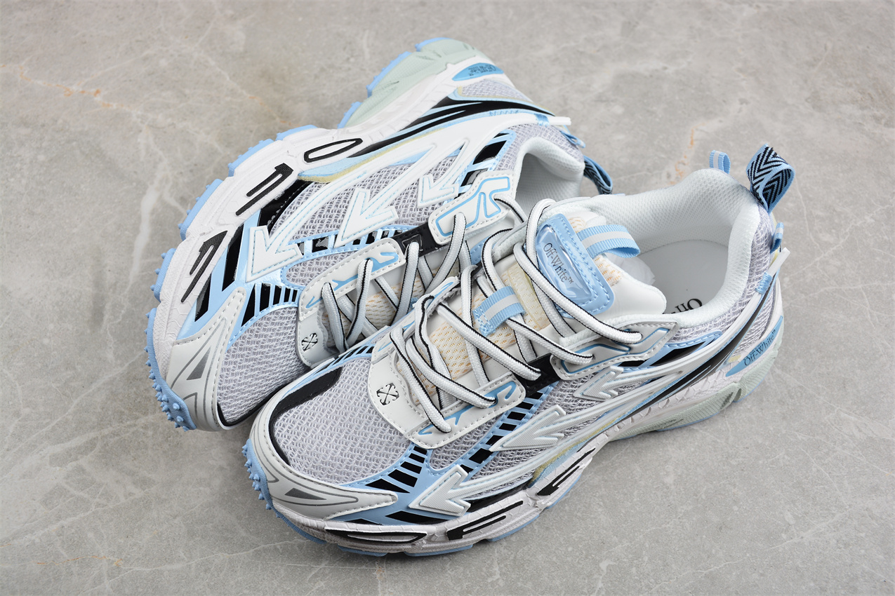 Off White Replica ODSY 1000 Runner Sneaker White Blue Grey