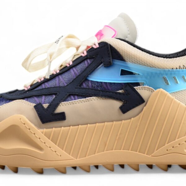 Off White Replica ODSY 1000 Sneaker Beige Navy Cream Blue