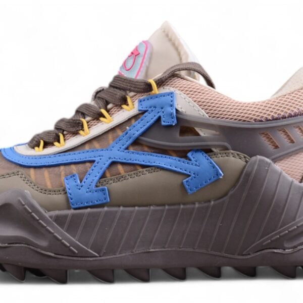 Off White Replica ODSY 1000 Sneaker Brown Olive Blue